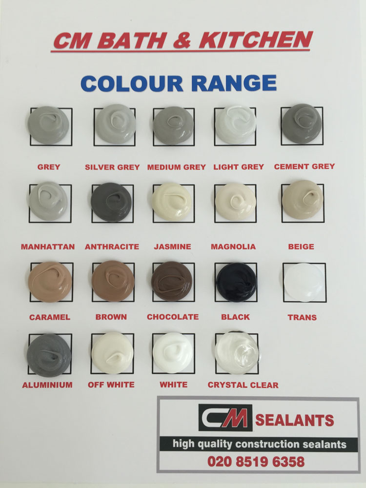 Colour Charts – LD Sealants